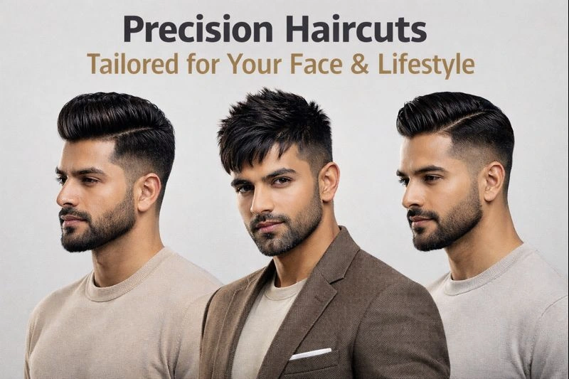 Precision Haircuts Tailored for Your Face & Lifestyle