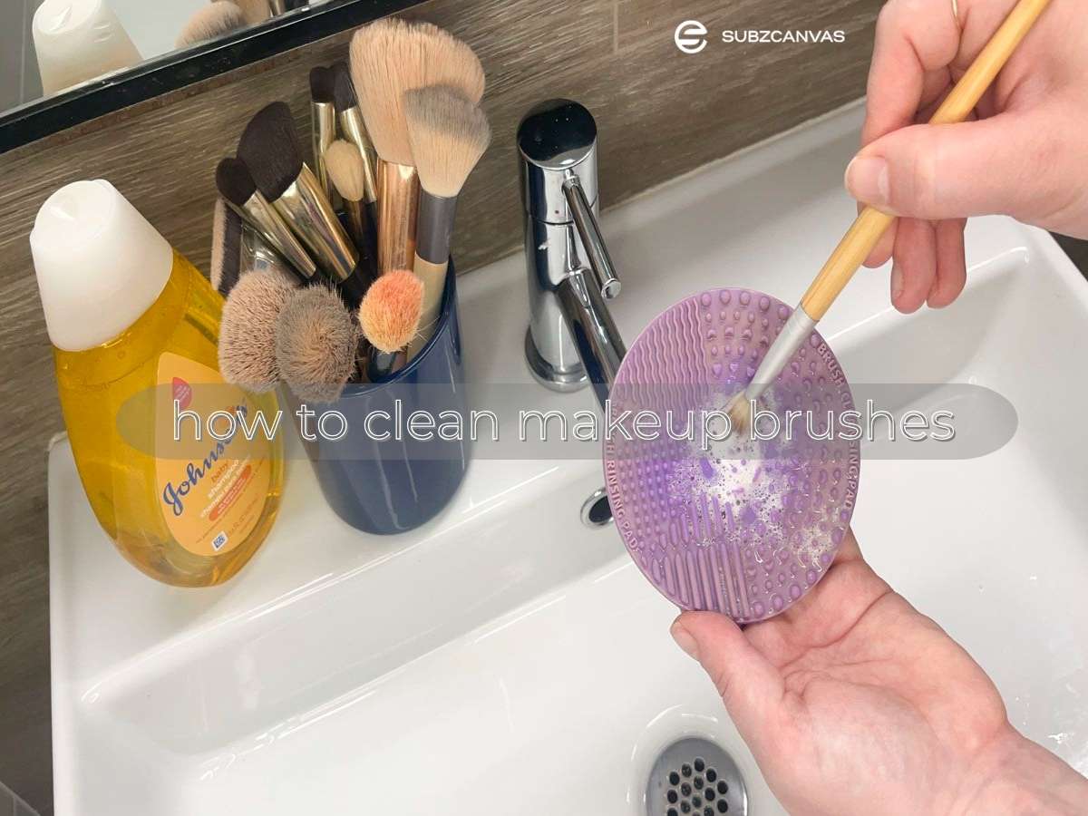 how to clean makeup brushes